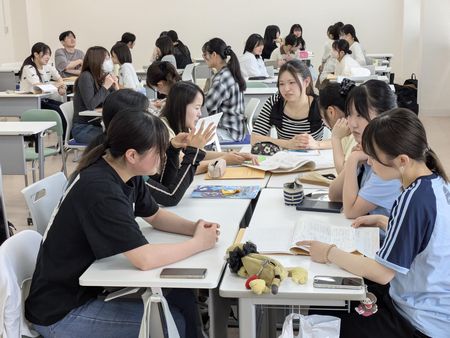 教室全体で実習トーク
