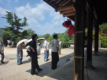 7月23日のまち歩き(船川八幡宮)