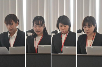 発表の様子