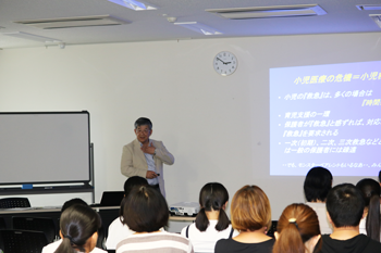 小田副学長の模擬授業