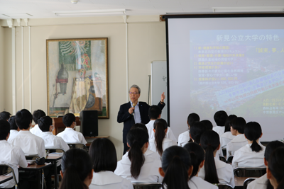 公文学長講演