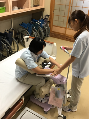 実際にロボットを使用した体験1