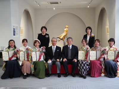 助産学専攻科の記念写真