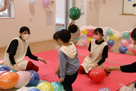 科学遊びコーナー